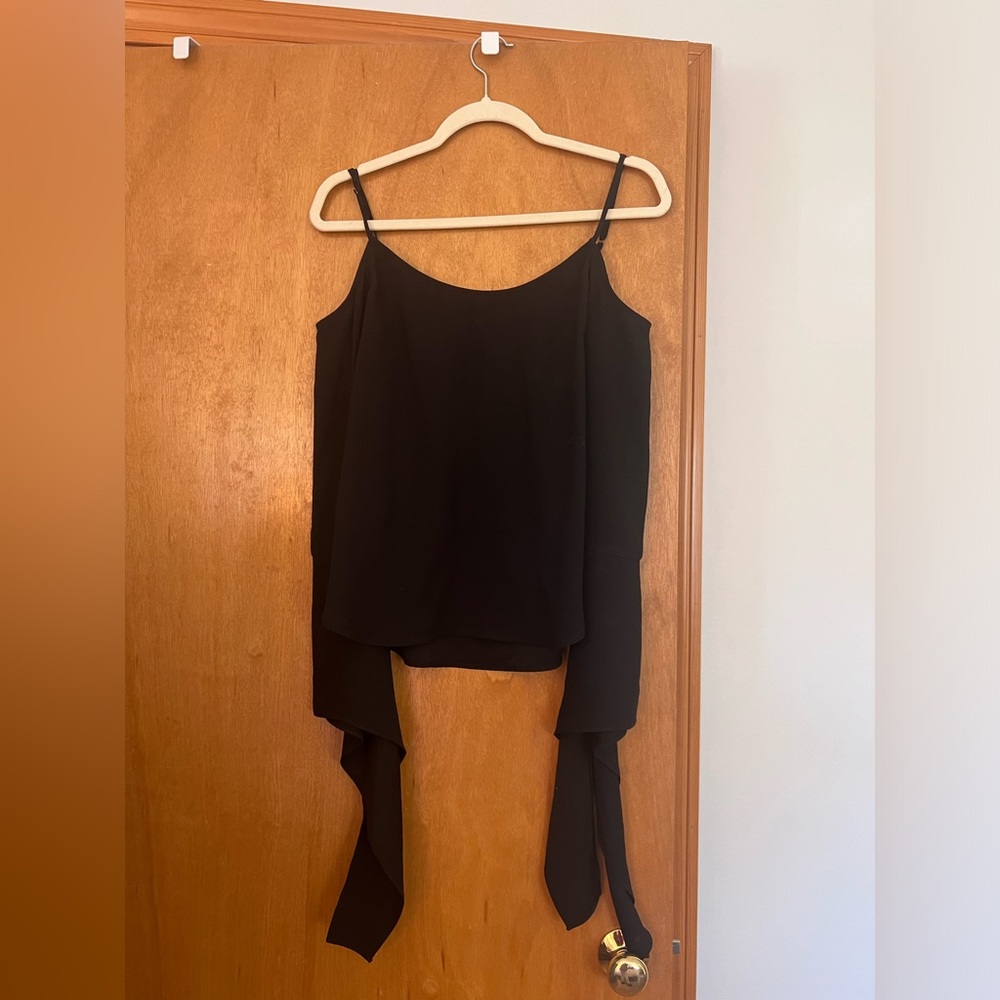 BCBG black blouse
